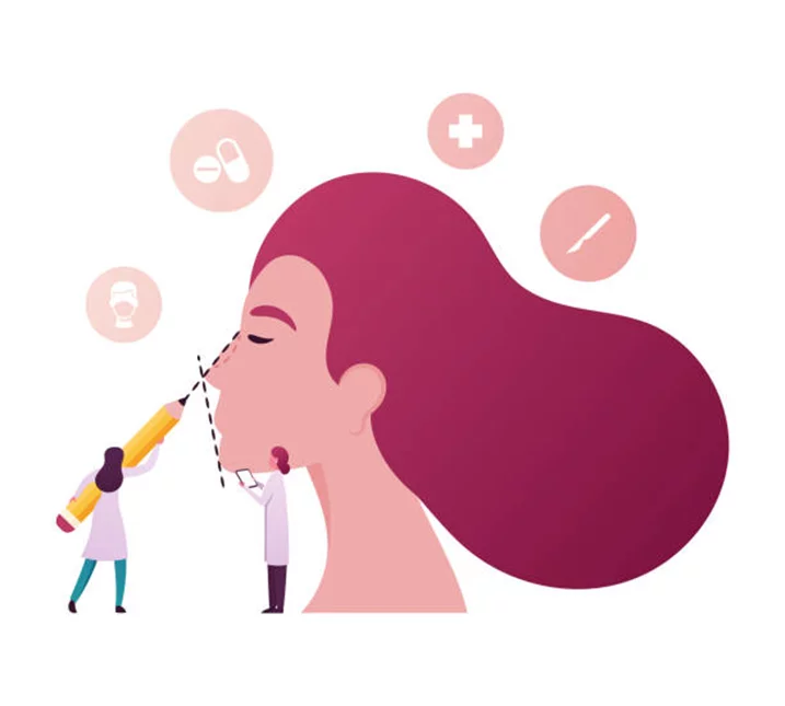 Rhinoplasty procedure explained - nose surgery specialist in United Kingdom.